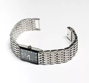Ladies Caravelle by Bulova Bracelet Band Black Diamond Dial New Battery - 43P005 - Picture 1 of 8