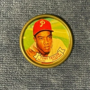 1964 Topps Baseball Coin Pin #113 Tony Taylor Philadelphia Phillies - Picture 1 of 2