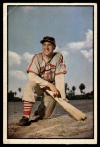 1953 Bowman Color 81 Enos Slaughter St. Louis Cardinals - Picture 1 of 2