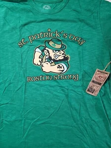 Boston Strong St. Patrick's Day Large 47 Brand Green T-Shirt 22 X 25 - Picture 1 of 8