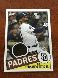 2020 TOPPS YOU PICK RELIC JERSEY CARDS 1985 ML MATERIAL BRETT TATIS JR ALTUVE - Picture 1 of 12