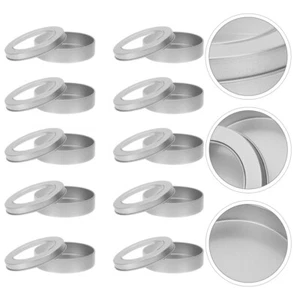 10 Pcs Biscuit Tin Box Small Cookie Tins Tinplate Chinese Style Boxes Child - Picture 1 of 12