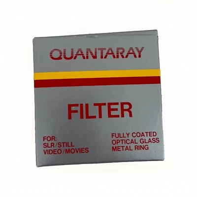 Quantaray 58mm C.S Filter Fully Coated Optical Glass Metal Ring - Image 1 of 3