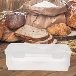Contenedor de tarro de almacenamiento de pan de 2 piezas con tapa recipientes herméticos para pan para - Imagen 1 de 12