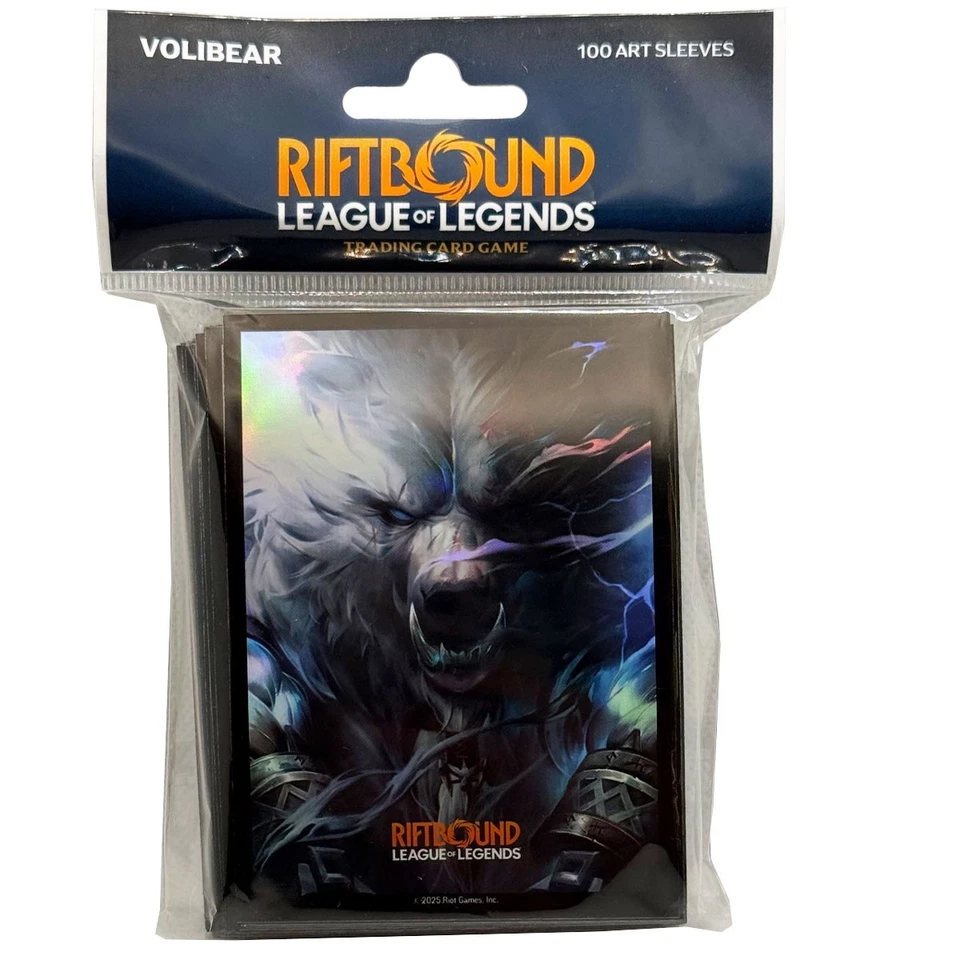 DRAGON SHIELD Riftbound Volibear 100 Art Sleeves League of Legends TCG