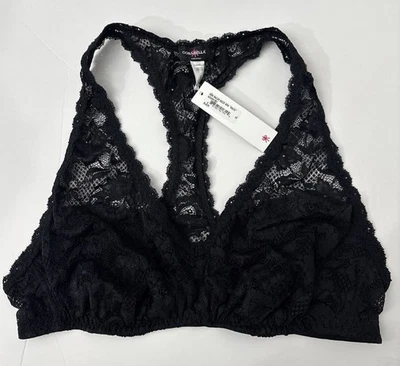 COSABELLA 1351 NEVER SAY NEVER Racie  RACERBACK Bralette Bra Black Sz XL NEW - Image 1 of 4