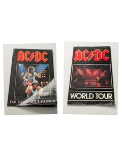 Lot x 2 AC/DC Tour Programmes 1980 & 1982 - Bild 1 von 12