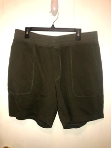 NUEVO Pantalones Cortos Lands End Para Hombres Talla XL 40-42 Tejido Waffle Cintura Elástica Gimnasio - Imagen 1 de 2