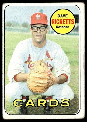1969 Topps Dave Ricketts St. Louis Cardinals #232 - Image 1 of 2