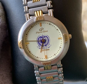 RELOJ PIERRE GENE VINTAGE REAL ARABIA SAUDITA FUERZA AÉREA KSA EJÉRCITO ZAFIRO 35 MM - Imagen 1 de 24