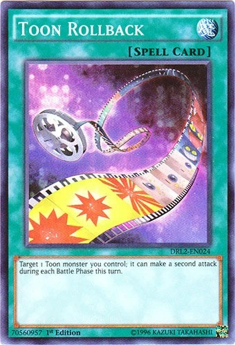 Toon Rollback - DRL2-EN024 - Super Rare - 1st Edition Near Mint Dragons Of Legen - Image 1 of 1