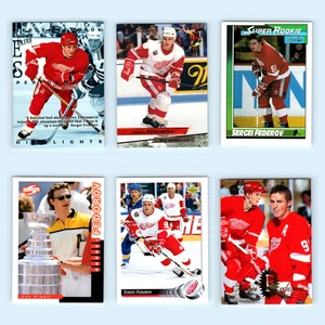Sergei Fedorov Lot 6 Hockey Cards 1994 Fleer Ultra Performance Highlights Set NM - Picture 1 of 8