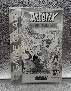 Asterix And The Great Rescue Rare Sega Game Gear Manual 1994 - Picture 1 of 5