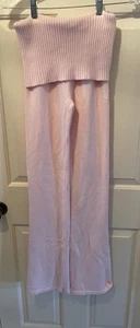 Pantalone svasato in maglia rosa Mason Cloud - Taglia S - Foto 1 di 13