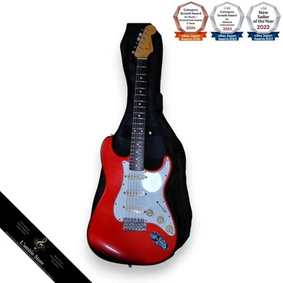 Guitare électrique Fender Japan Stratocaster ST62 bleu jaune SingleCoil Japan... - Photo 1/4