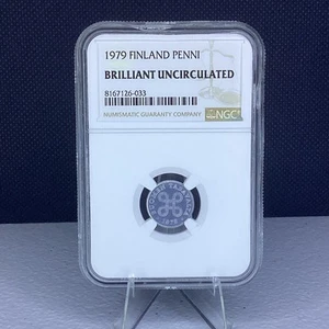 1979 Finland Penni - Certified Brilliant Uncirculated by NGC - Picture 1 of 2