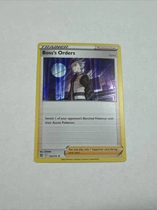 Trainer Boss's Orders 132/172 Holographic Brilliant Stars Pokemon TCG NM - Picture 1 of 2