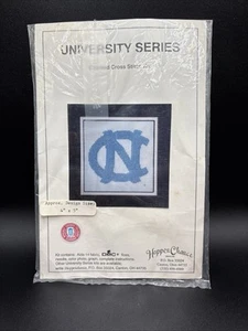 Univery Series Counted Cross Stitch Kit Univ. Of North Carolina Approx 5”x 4”Sz - Picture 1 of 7