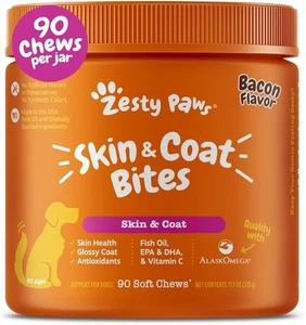 Zesty Paws Dogs Omega-3-Fischöl für Hüften, Gelenke und Haut - Bild 1 von 7
