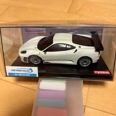 Carrocería Kyosho Mini-Z Ferrari F430 GT Blanco Auto Escala Colección Foto 1 de 4