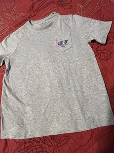 Vineyard Vines Jugend S 8-10 SS grau T-Shirt Oradell Tee Wal auf Tasche & Rücken - Bild 1 von 9