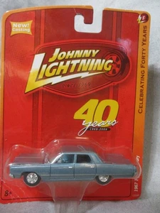 Johnny Lightning Small Card 1967 Plymouth Fury 4-door 1:64 Diecast - Bild 1 von 4