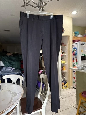 Gucci Mens Dress Pants Flat Wool Brown 56R - Image 1 of 4