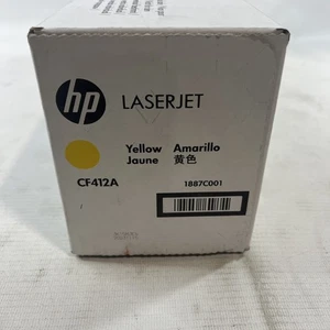 HP Laserjet 410A Gelb Druckerpatrone (CF412A) Original Toner Neu Offene Verpackung OEM - Bild 1 von 2
