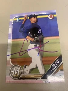 Antoine Kelly Card 2020 Bowman Draft Got Auto In Person - Picture 1 of 1
