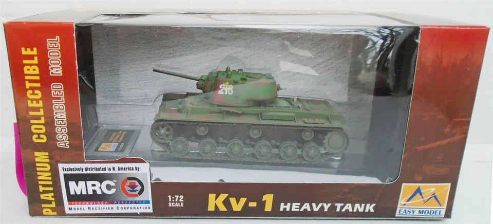 Easy Model 1/72 KV-1 Heavy Tank Soviet Army, #218, 1942 #36292 - Image 1 of 1