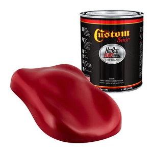 Hot Rod Flatz Quarter Mile Red Urethane Automotive Flat Car Paint, Gallon Only - Picture 1 of 5