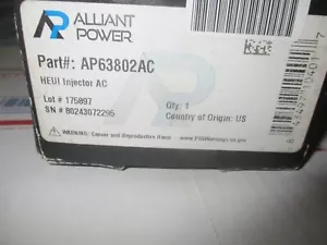 NEW Alliant Power AP63802AC Heui Injector FORD 1994-1996 7.3 L TURBO DIESEL - Picture 1 of 8