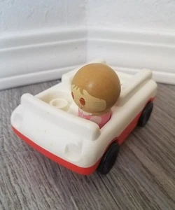 Mattel Preschool 1973 Talkin' Tracks Figure & Car RARE - Picture 1 of 10