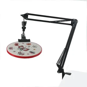 Hoop Holder Adjust Embroidery Hoop Stand Metal Embroidery Lap Stand Folding - Picture 1 of 6