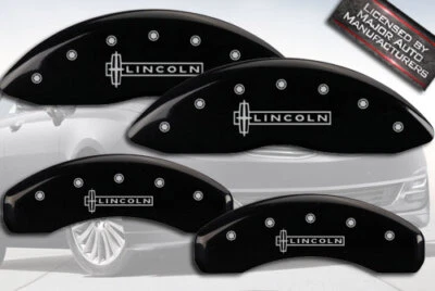 Черные передние + задние крышки суппортов тормозных дисков MGP 2010-2017 «Lincoln» Navigator - Изображение 1 из 4