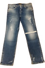 Jeans bleu homme SikSilk taille moyenne