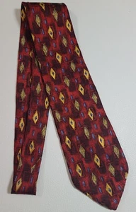 Corbata de cuello Robert Talbott Jacobsons para hombre importada seda geométrica formal 58,5" x 4" - Imagen 1 de 7