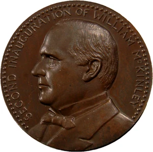 Segunda medalla inaugural William McKinley 1901 (06809) - Imagen 1 de 2