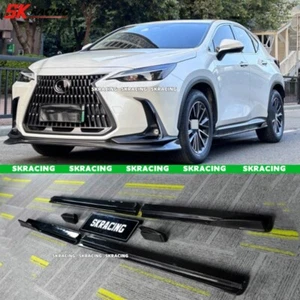Fit Lexus NX250 450 350h 2022+ Real Carbon Fiber Side Skirts Extension Lip Kits - Foto 1 di 22
