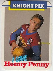 1990 HENNY PENNY NEWCASTLE KNIGHT PIX CARD: ROBBIE McCORMACK - KNIGHTS CAPTAIN - Bild 1 von 1