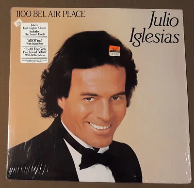 Julio Iglesias 1100 Bel Air Place by Columbia Record 33rpm VINYL LP w/shrinkwrap - Image 1 of 3