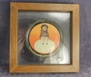 Antique Advertising Fairy Soap Tin Tip Tray Lithograph - Framed in Shadow Box - Picture 1 of 5