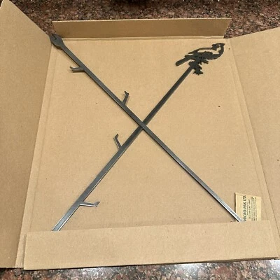 Original MetalBird XL Cardinal Decorative Steel Potted Plant Stake - New - Image 1 of 4