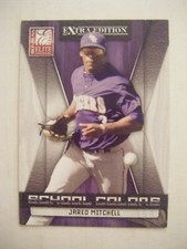 JARED MITCHELL SP RC LSU TIGERS 2009 Donruss Elite SCHOOL COLORS baseball card 5