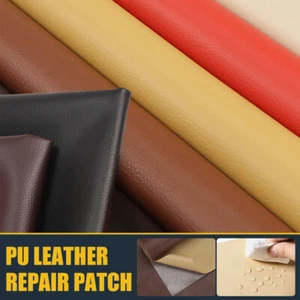 Self-Adhesive Leather Repair Patch Upholstery Sticker for Sofa Repairing Car Bag - Picture 1 of 34