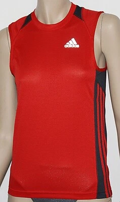 Adidas Rsp S/L Tee Camiseta Running Camiseta de Mujer Chica Top Rojo Tamaño 2XS - Imagen 1 de 3