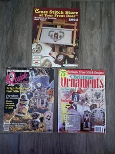 Cross Stitch Magazines Lot Of 3 - Picture 1 of 4