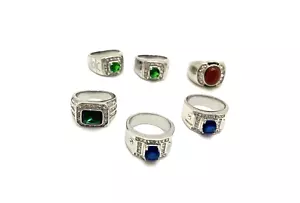 Stainless Steel High Polished Rings Size 8 - Picture 1 of 17