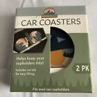 wanderlust Coasters / Car Coasters (SET OF 2) New Box Sealed