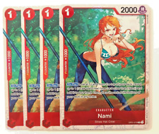 4 of Nami Playset OP01-016 R Three Captains R Alt Art Holo One Piece Card Game